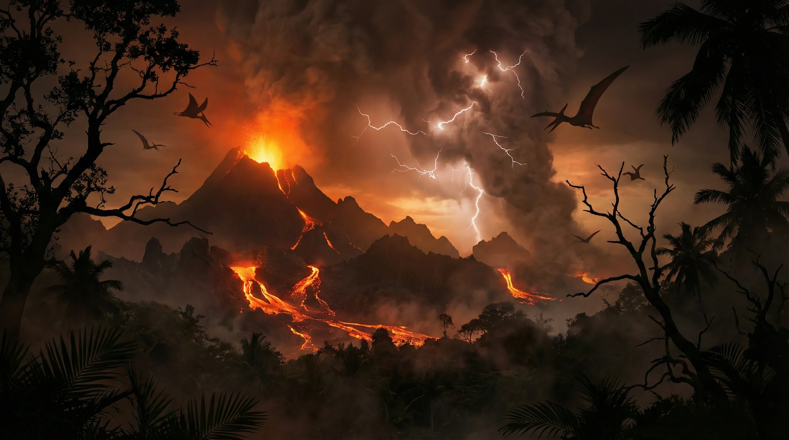 侏罗纪火山岛上的活火山，预示着 天下棋牌 的火山赌注挑战